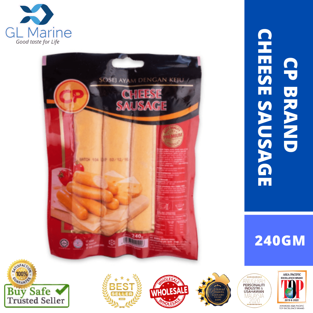 CP BRAND CHEESE SAUSAGE { 240GM }