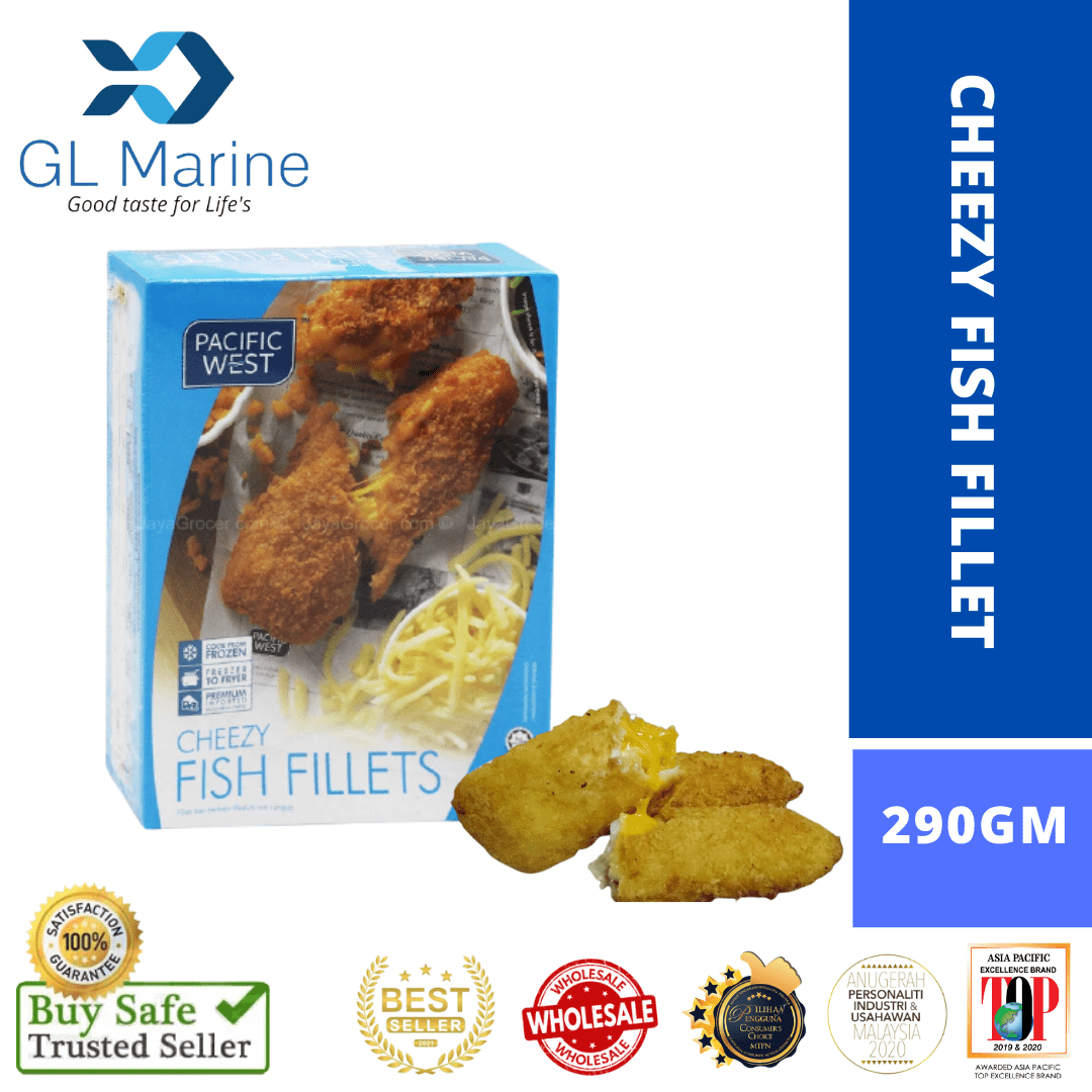 PACIFIC WEST CHEEZY FISH FILLET (290G)