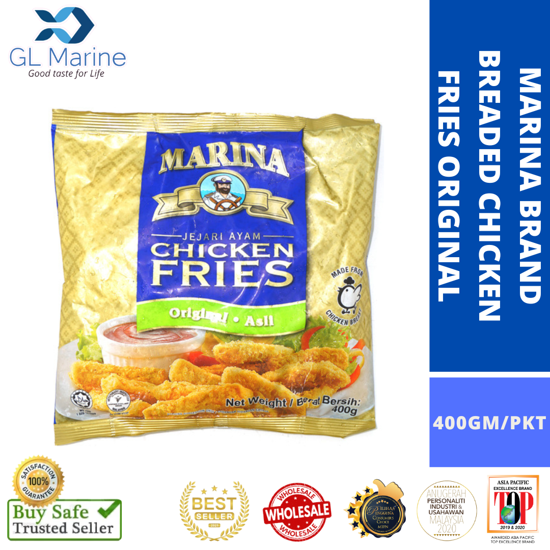 Marina Brand Breaded Chicken Fries Original { 400GM }
