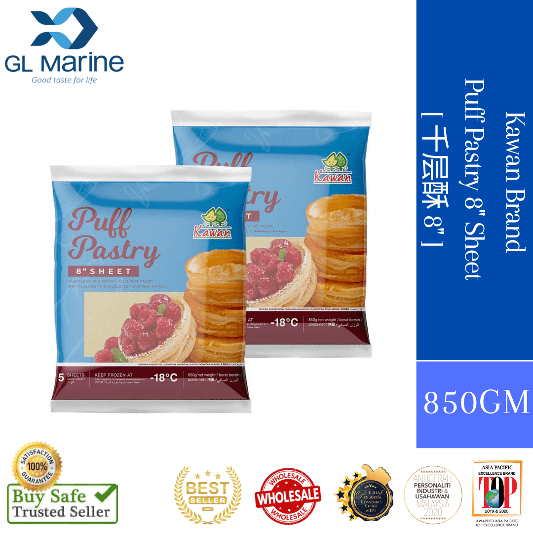 KAWAN PASTRY PUFF PASTRY 8” 5PCS