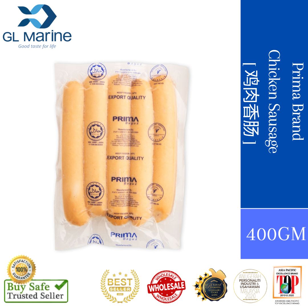 PRIMA BAGUZ BANGI CHICKEN SAUSAGE ( 400GM )