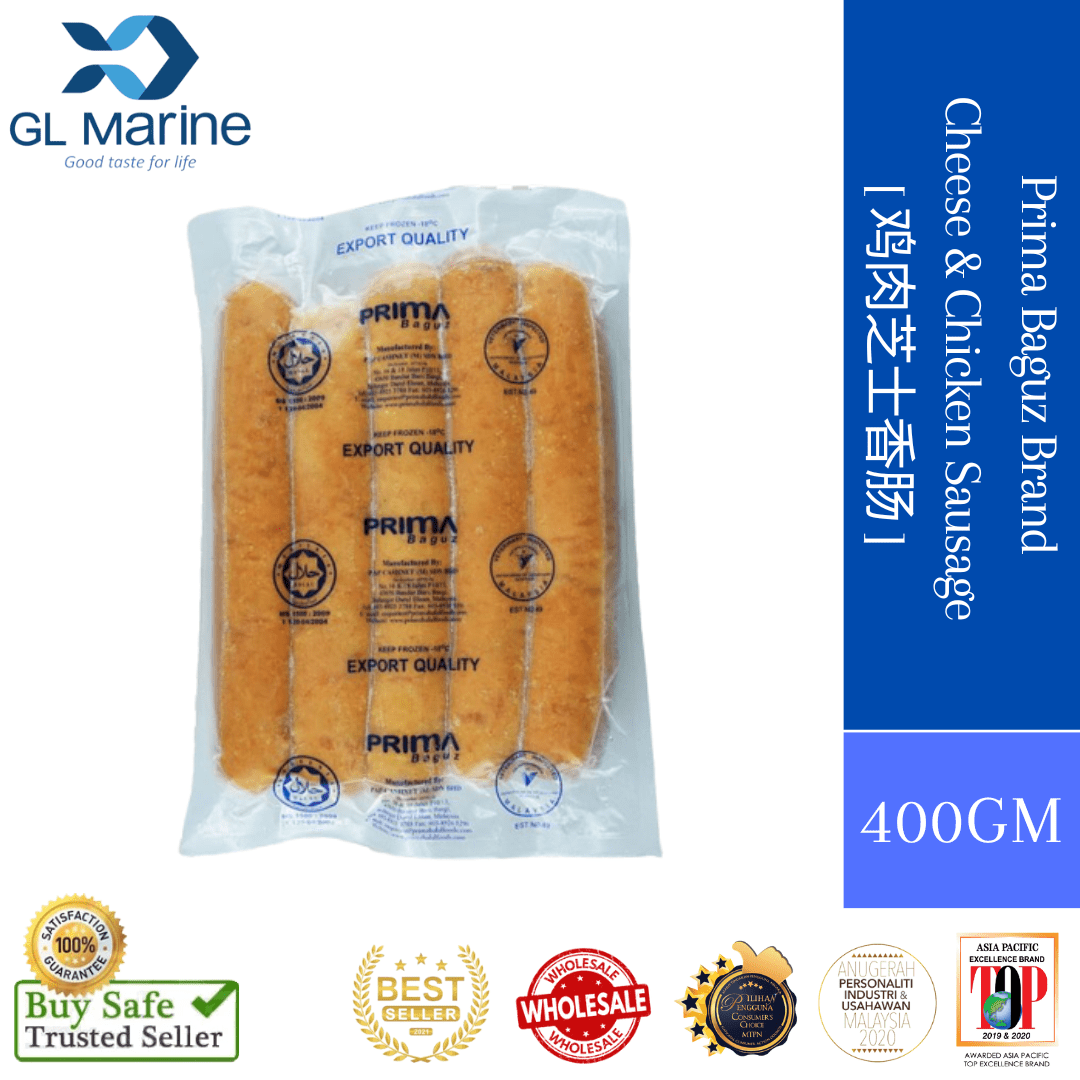 PRIMAZ BAGUZ CHEESE & CHICKEN SAUSAGE