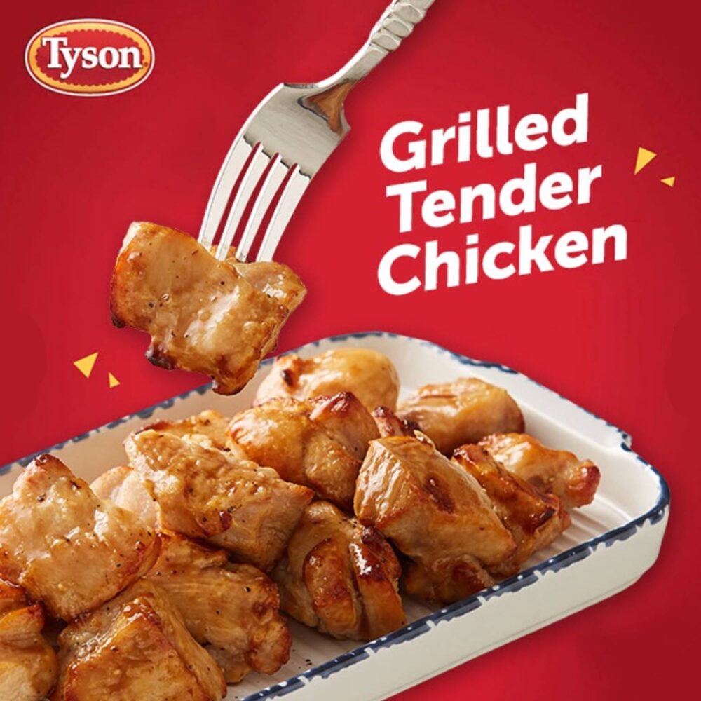 【Best Selling】Tyson Grilled Tender Chicken -1KG [10PKT/CTN] - Image 2